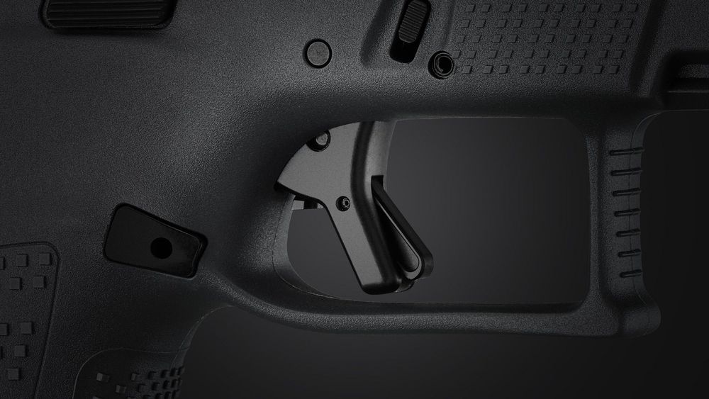 Smooth trigger travel with a short reset